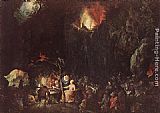 Jan The Elder Brueghel Famous Paintings - Temptation of St Anthony